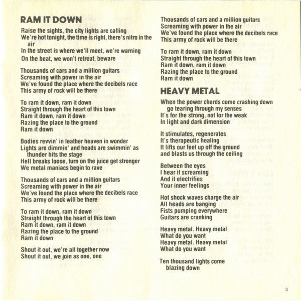 Judas Priest - Ram It Down (CD) | Excellent (EX)