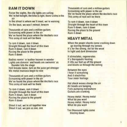 Judas Priest - Ram It Down (CD) | Excellent (EX)