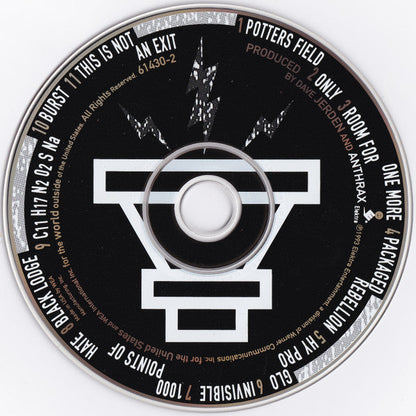 Anthrax - Sound Of White Noise (CD) | Excellent (EX)