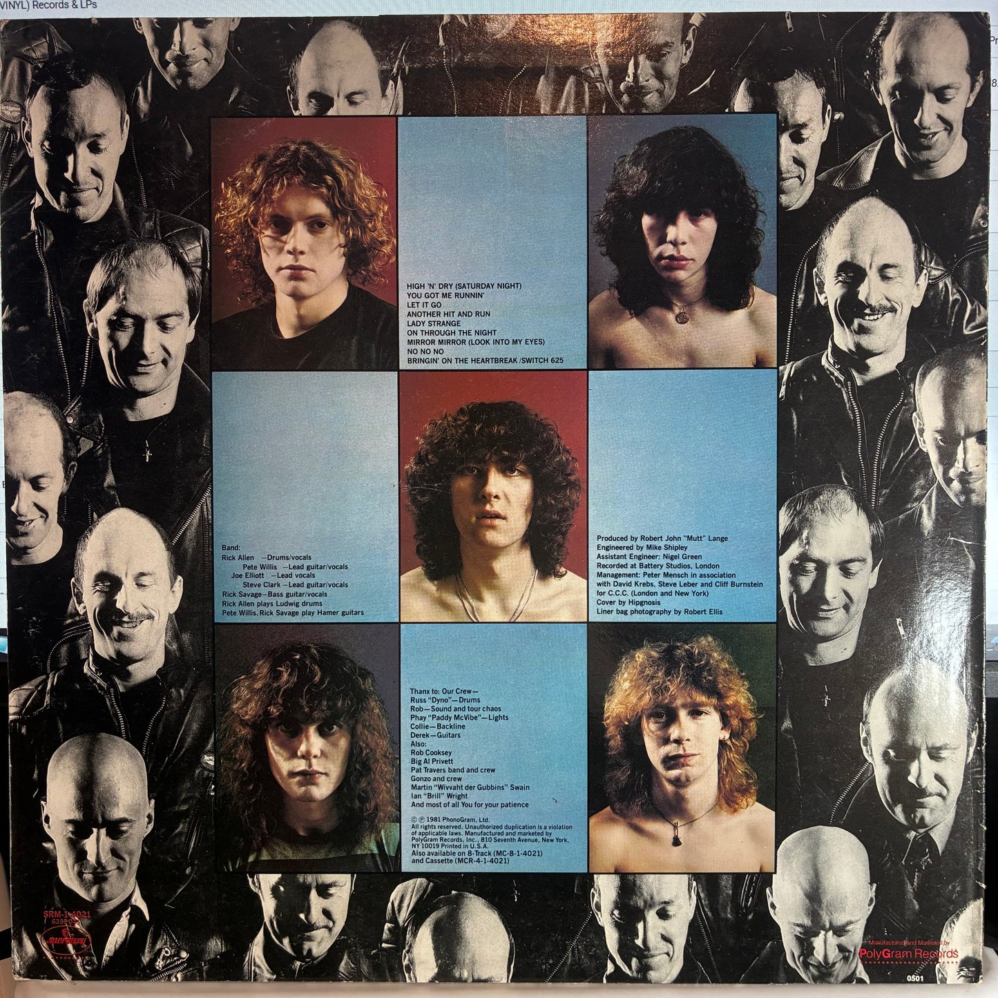 Def Leppard - High 'N' Dry (VINYL) | Excellent (EX) Excellent (EX)