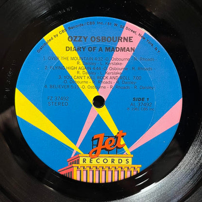 Ozzy Osbourne - Diary Of A Madman (VINYL) | Excellent (EX) Very Good Plus Plus (VG++)