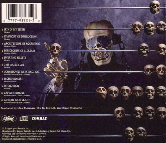 Megadeth - Countdown To Extinction (CD) | Excellent (EX)