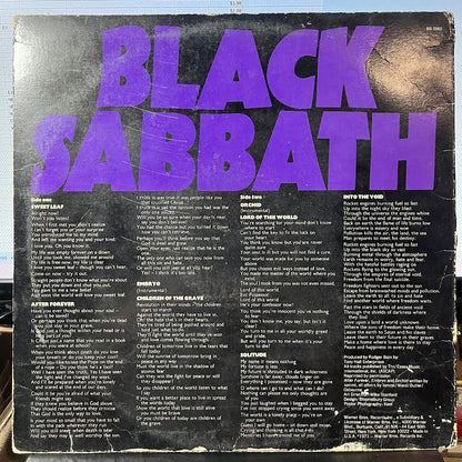 Black Sabbath - Master Of Reality (VINYL) | Good Plus (G+) Very Good (VG)