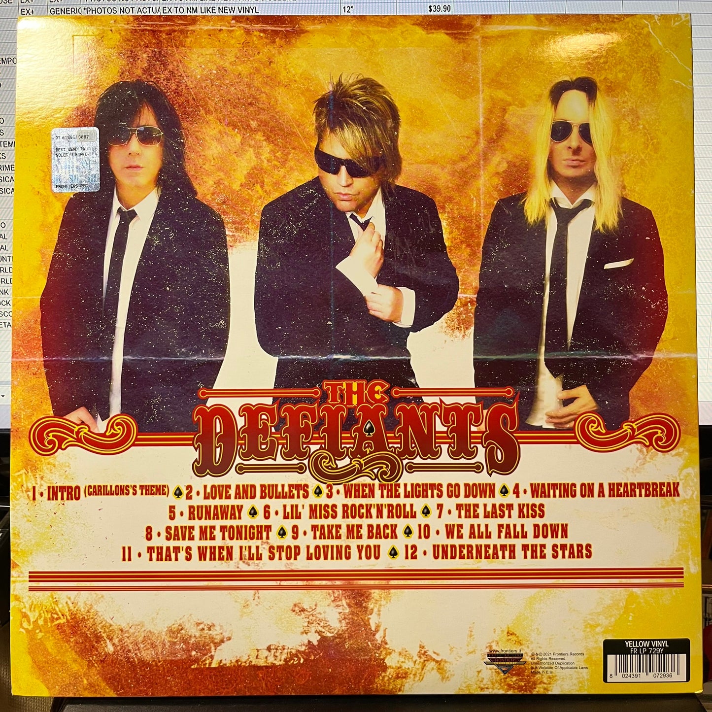 The Defiants (3) - The Defiants (2xYELLOW VINYL) | Near Mint (NM or M-)