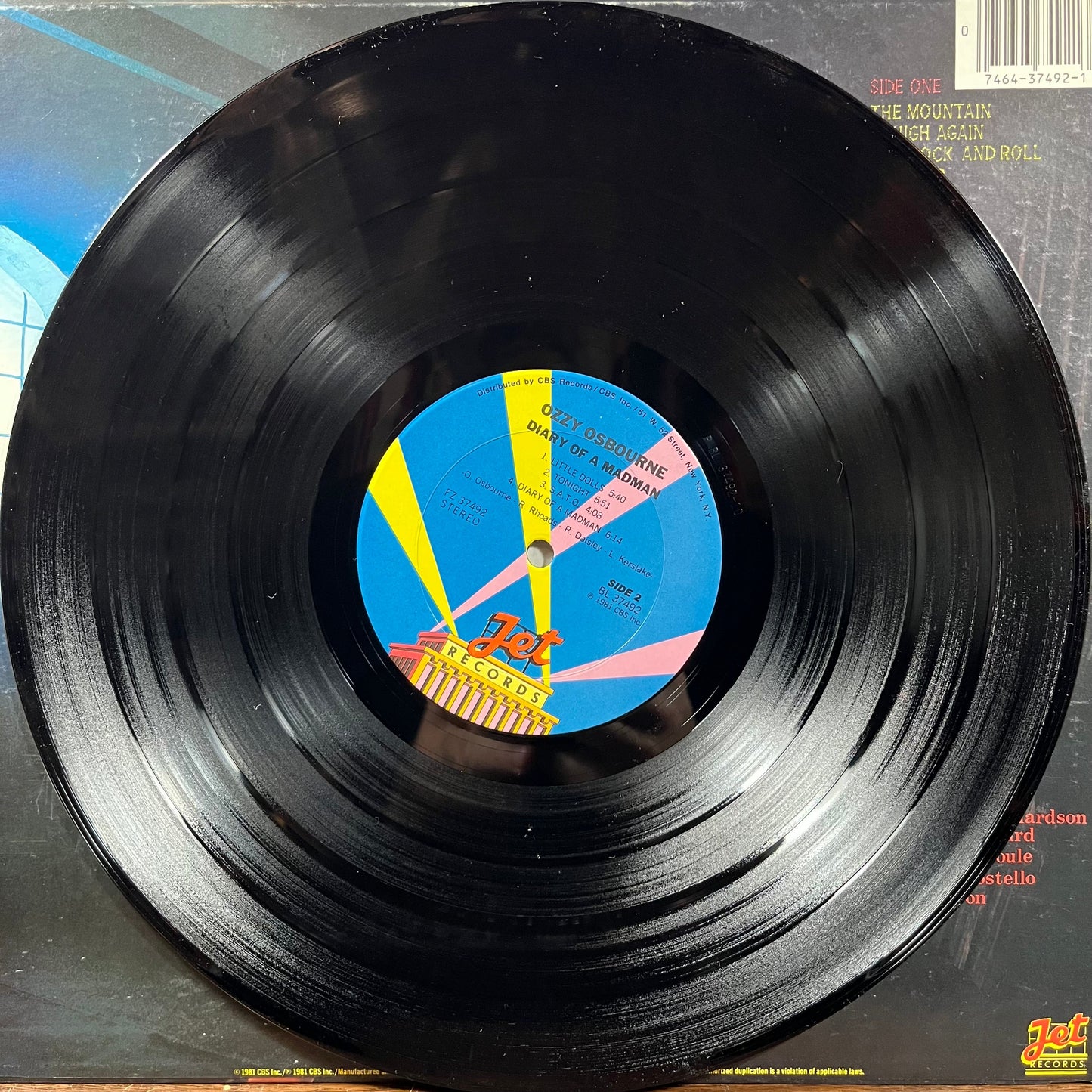 Ozzy Osbourne - Diary Of A Madman (VINYL) | Near Mint- (NM-) Very Good Plus Plus (VG++)