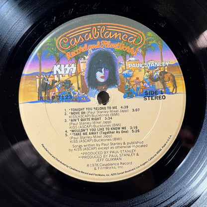 Kiss - Paul Stanley (VINYL & POSTER) | Near Mint- (NM-)