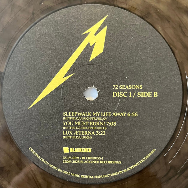 Metallica - 72 Seasons (2xMET CLUB SMOKY BLACK VINYL) | Near Mint (NM or M-)