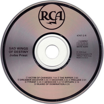 Judas Priest - Sad Wings Of Destiny (CD) | Near Mint (NM or M-)