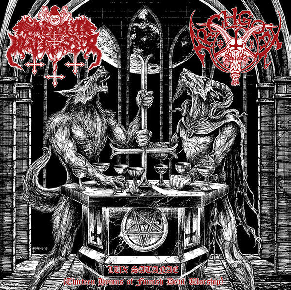 Satanic Warmaster - Lux Satanae (Thirteen Hymns Of Finnish Devil Worship) (VINYL) | Near Mint (NM) Near Mint (NM)