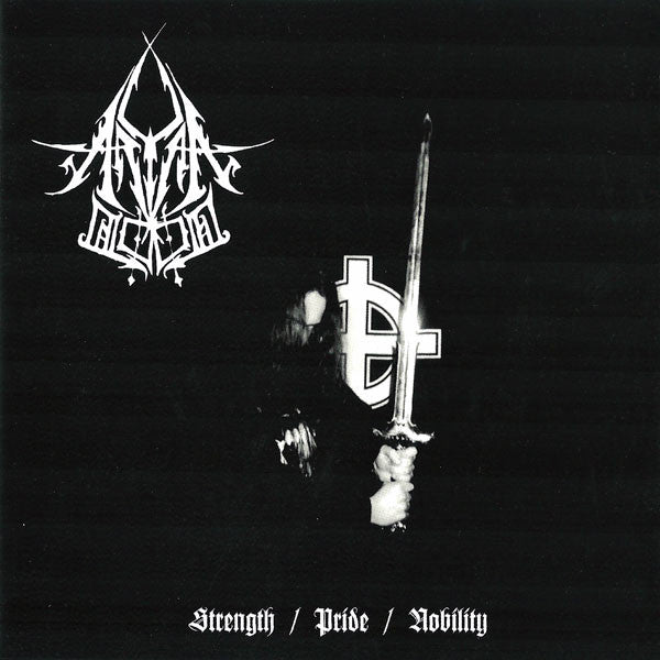Aryan Blood - Strength / Pride / Nobility / The Chant Of Barbarian Wolves (7" VINYL) | Near Mint (NM) Near Mint (NM)