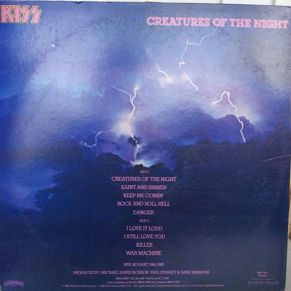 Kiss - Creatures Of The Night (VINYL) | Near Mint (NM) Excellent (EX)