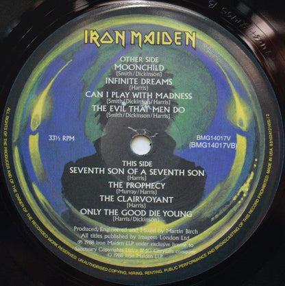 Iron Maiden - Seventh Son Of A Seventh Son (VINYL) | Mint (M) Mint (M)