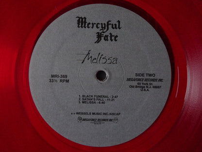 Mercyful Fate - Melissa October 1983 (RED VINYL) | Near Mint (NM or M-)