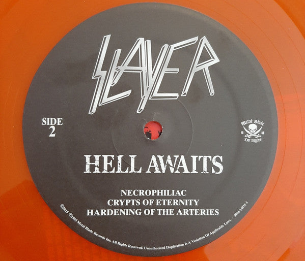Slayer - Hell Awaits (VINYL) | Near Mint (NM) Near Mint (NM)