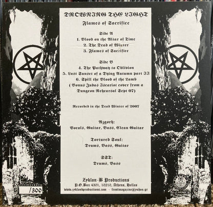 Drowning The Light - Flames Of Sacrifice (10" VINYL) | Near Mint (NM) Near Mint (NM)
