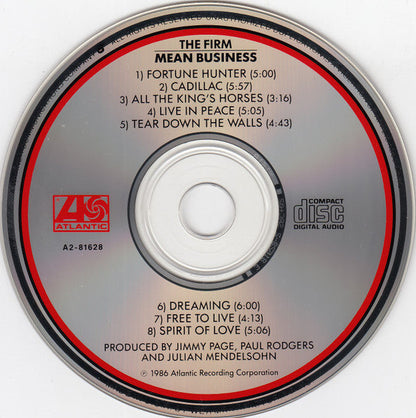 The Firm (7) - Mean Business (CD) | Near Mint (NM) Excellent (EX)