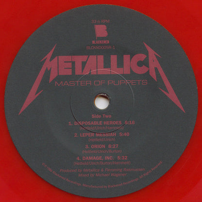 Metallica - Master Of Puppets (VINYL) | Near Mint (NM) Mint (M)