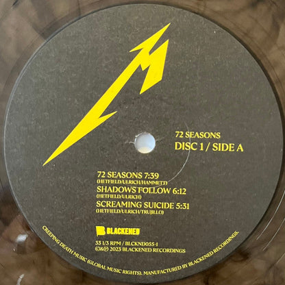 Metallica - 72 Seasons (2xMET CLUB SMOKY BLACK VINYL) | Near Mint (NM or M-)