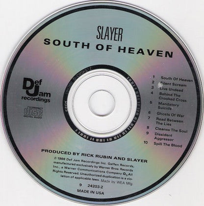 Slayer - South Of Heaven (CD) | Near Mint (NM or M-)