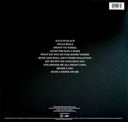 AC/DC - Back In Black (VINYL) | Near Mint (NM) Near Mint (NM)