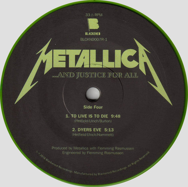 Metallica - ...And Justice For All (2xVINYL) | Near Mint (NM) Mint (M)
