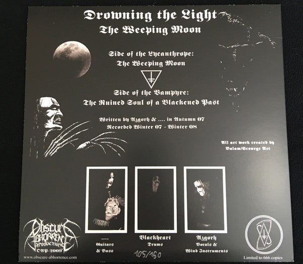 Drowning The Light - The Weeping Moon (10" VINYL) | Near Mint (NM or M-) Near Mint (NM)