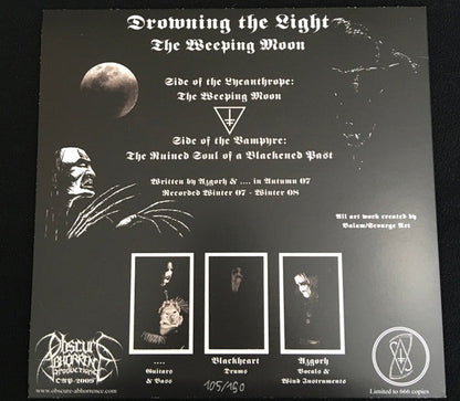 Drowning The Light - The Weeping Moon (10" VINYL) | Near Mint (NM or M-) Near Mint (NM)