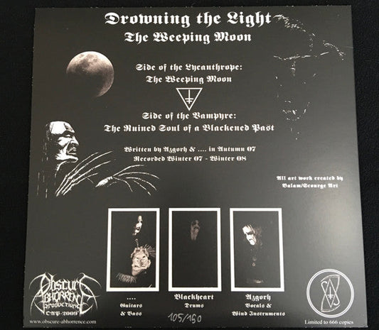 Drowning The Light - The Weeping Moon (10" VINYL) | Near Mint (NM or M-) Near Mint (NM)