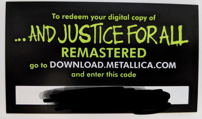 Metallica - ...And Justice For All (2x VINYL) | Near Mint (NM or M-)