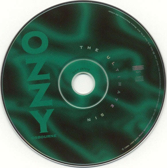 Ozzy Osbourne - The Ultimate Sin (CD) | Near Mint (NM) Near Mint (NM)