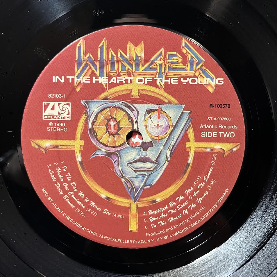 Winger - In The Heart Of The Young (VINYL) | Near Mint (NM or M-)