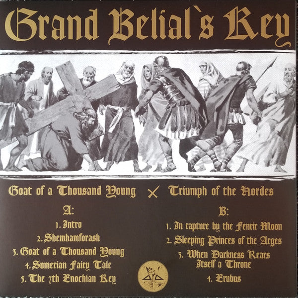 Grand Belial's Key - Goat Of A Thousand Young / Triumph Of The Hordes (VINYL) | Near Mint (NM) Mint (M)