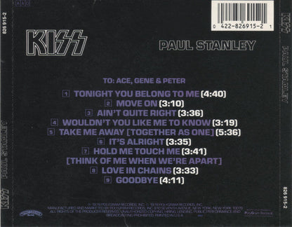 Kiss - Paul Stanley (CD) | Near Mint (NM) Near Mint (NM)