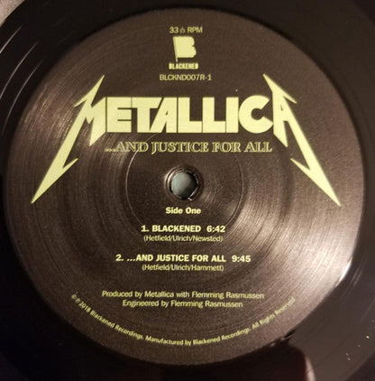 Metallica - ...And Justice For All (2x VINYL) | Near Mint (NM or M-)