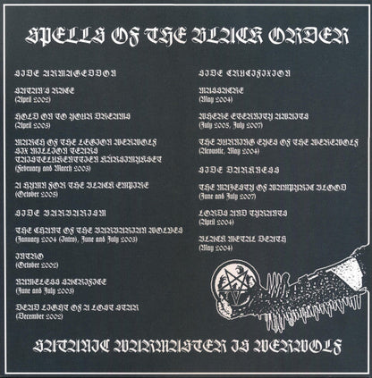 Satanic Warmaster - We Are The Worms That Crawl On The Broken Wings Of An Angel (A Compendium Of Past Crimes) (2xVINYL) | Near Mint (NM) Near Mint (NM)