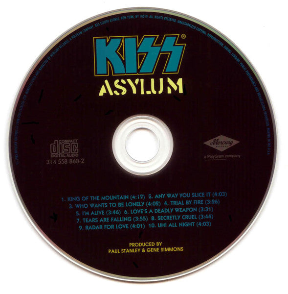 Kiss - Asylum (CD) | Near Mint (NM) Near Mint (NM)