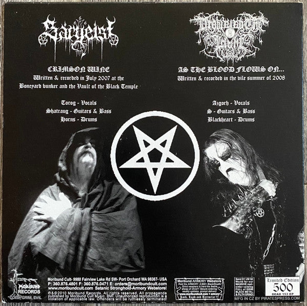 Sargeist - Crimson Wine / As The Blood Flows On... (7") | Near Mint (NM) Near Mint (NM)