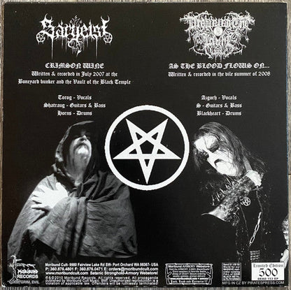 Sargeist - Crimson Wine / As The Blood Flows On... (7") | Near Mint (NM) Near Mint (NM)