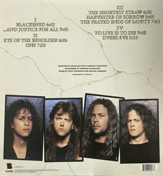 Metallica - ...And Justice For All (2x VINYL) | Near Mint (NM or M-)
