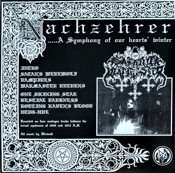 Satanic Warmaster - Nachzehrer (VINYL) | Near Mint (NM) Near Mint (NM)