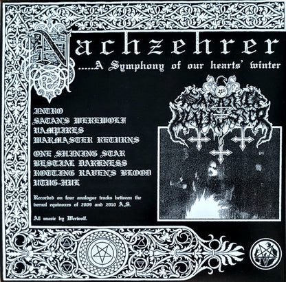 Satanic Warmaster - Nachzehrer (VINYL) | Near Mint (NM) Near Mint (NM)