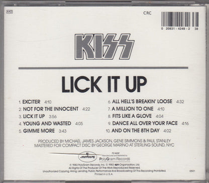 Kiss - Lick It Up (CD) | Near Mint (NM) Near Mint (NM)