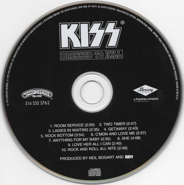 KISS - Dressed To Kill (CD) | Near Mint (NM) Near Mint (NM)