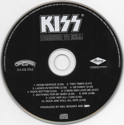 KISS - Dressed To Kill (CD) | Near Mint (NM) Near Mint (NM)