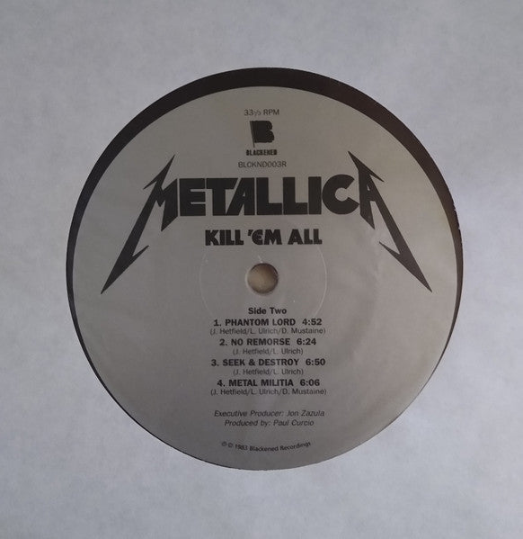 Metallica - Kill 'Em All (VINYL) | Near Mint (NM) Mint (M)