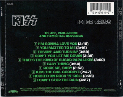 Kiss - Peter Criss (CD) | Near Mint (NM) Near Mint (NM)