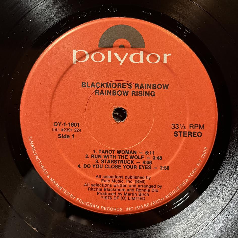 Rainbow - Rainbow Rising (VINYL) | Near Mint (NM) Near Mint (NM)