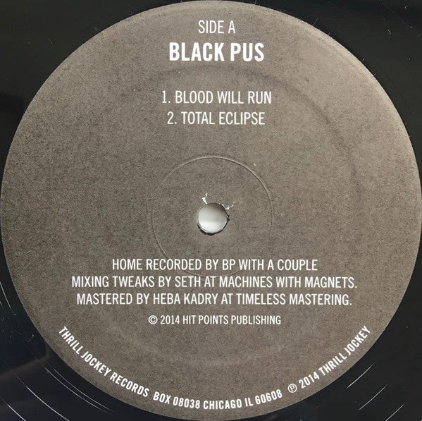 Black Pus - Black Pus / Oozing Wound (VINYL) | Near Mint (NM) Near Mint (NM)