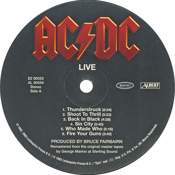 AC/DC - Live (2xVINYL) | Near Mint (NM or M-) Mint (M)