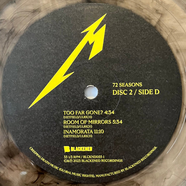 Metallica - 72 Seasons (2xMET CLUB SMOKY BLACK VINYL) | Near Mint (NM or M-)
